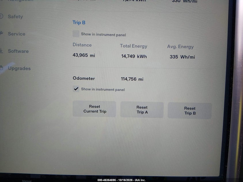 TESLA MODEL S 2015 VIN 5YJSA1E17FF114438