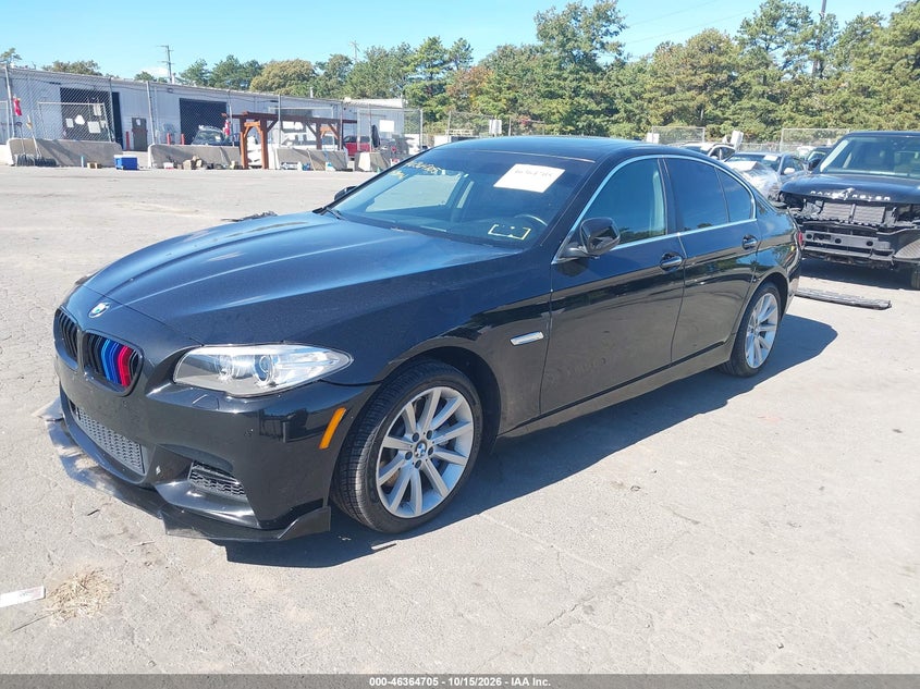 2014 BMW 535I xDrive, Rear, IAAI, VIN WBA5B3C51ED531262 — photo 2