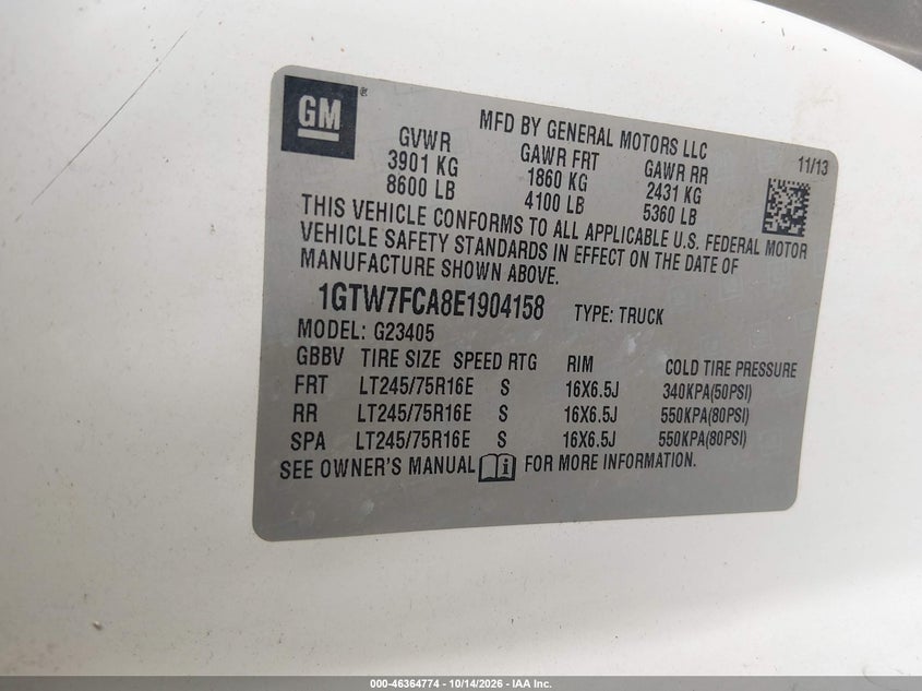 2014 GMC SAVANA 2500 WORK VAN · Фото 9