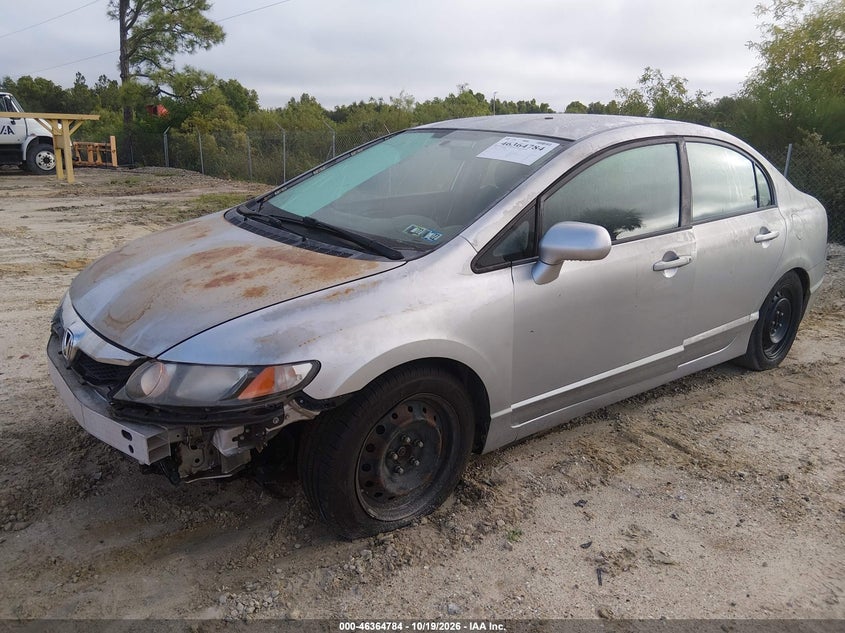 Vin: 2hgfa1f58ah555888, lot: 46865096, honda civic lx 20102