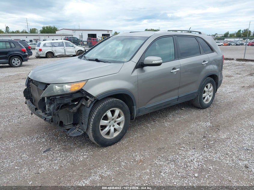 Vin: 5xykt3a18bg176428, lot: 46865144, kia sorento lx 20112