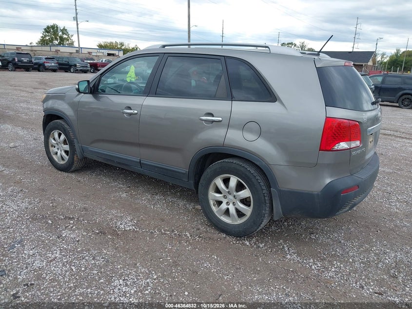 Vin: 5xykt3a18bg176428, lot: 46865144, kia sorento lx 20113