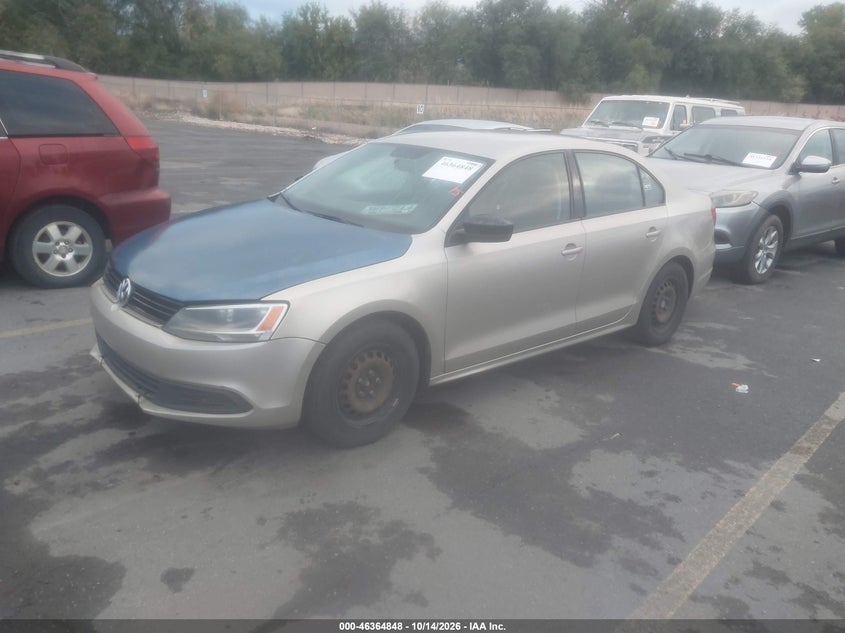 2014 Volkswagen Jetta 2.0L S, Обычный износ, IAAI, VIN 3VW1K7AJ5EM320916 — фото 2