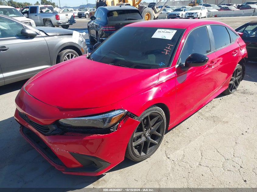 Vin: 2hgfe2f59rh575623, lot: 46865179, honda civic sport 20242