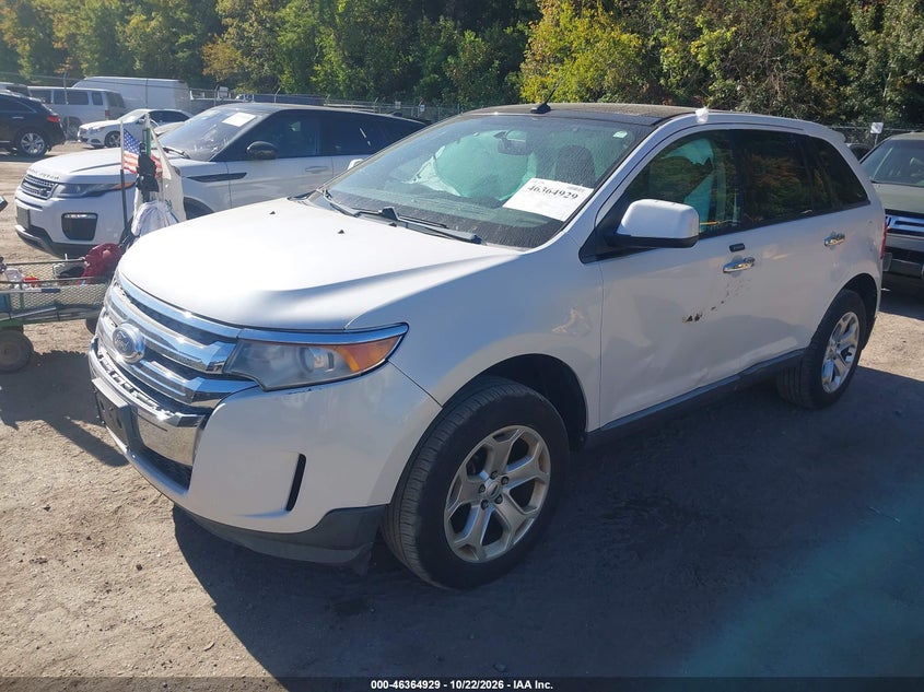 Vin: 2fmdk3jcxbba45627, lot: 46865241, ford edge sel 20112
