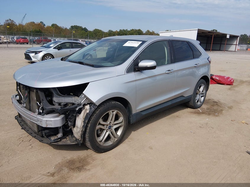 Vin: 2fmpk3k93gbc09081, lot: 46865242, ford edge titanium 20162