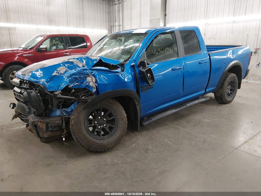 Vin: 1c6rr7gg2ns188189, lot: 46865253, ram 1500 classic warlock  4x4 6'4 box 20222