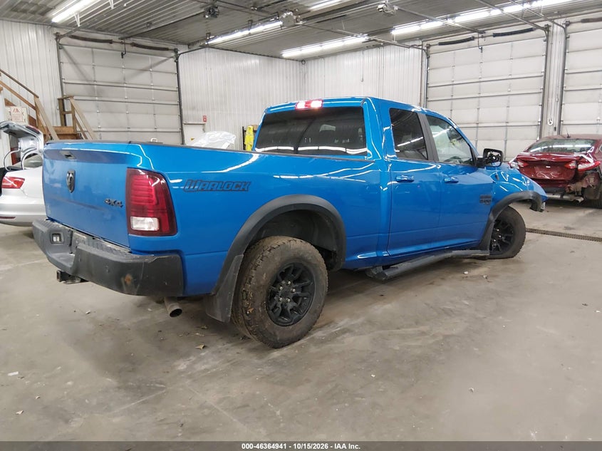Vin: 1c6rr7gg2ns188189, lot: 46865253, ram 1500 classic warlock  4x4 6'4 box 20224