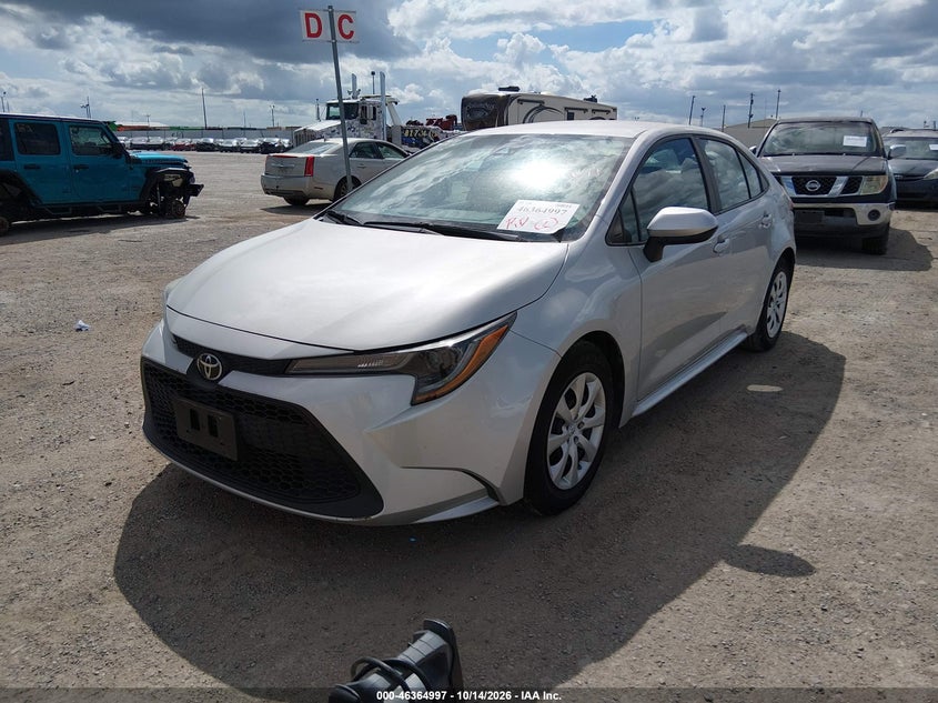 Vin: 5yfepmae9np356544, lot: 46865309, toyota corolla le 20222