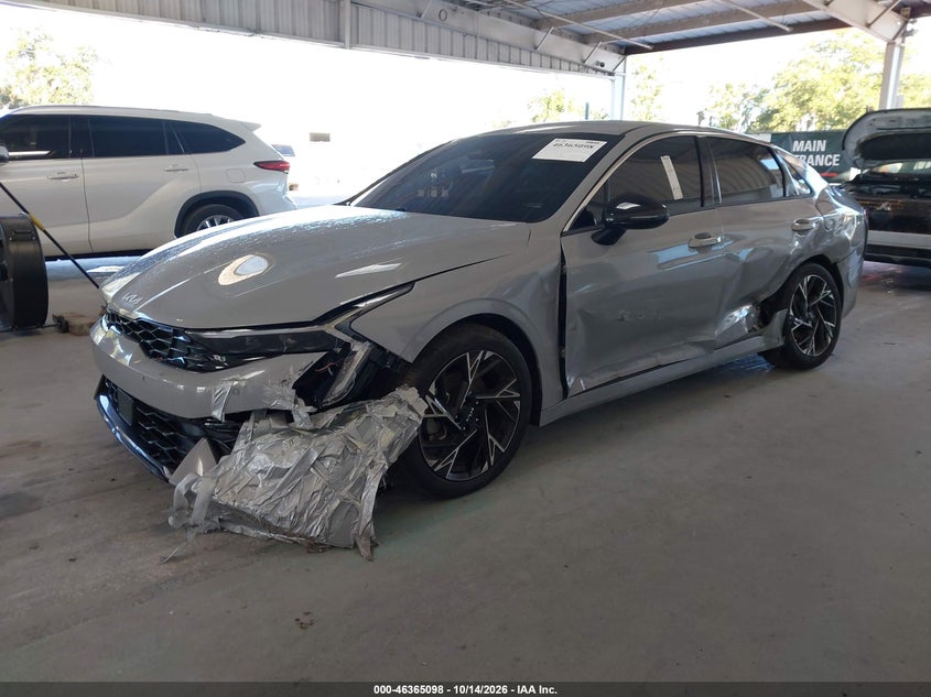 2025 Kia K5 Gt-Line, Left Side, IAAI, VIN KNAG64J79S5287681 — photo 2