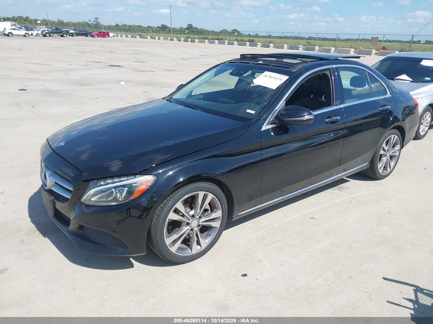 Vin: 55swf4jbxgu155634, lot: 46865426, mercedes-benz c 300 20162