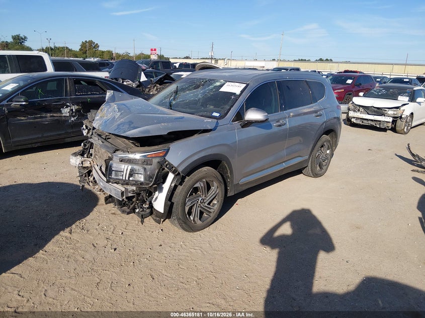 2021 Hyundai Santa Fe Sel, Front End, IAAI, VIN 5NMS24AJXMH325035 — photo 2