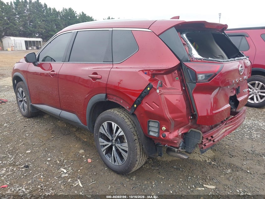Vin: 5n1at3bb4mc850189, lot: 46865511, nissan rogue sv intelligent awd 20213