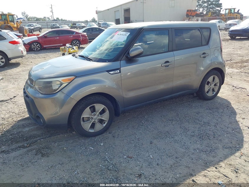 Vin: kndjn2a2xf7119837, lot: 46865542, kia soul 20152