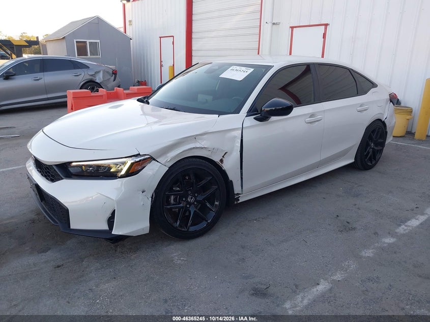 Vin: 2hgfe2f59th529474, lot: 46865557, honda civic sport 20262