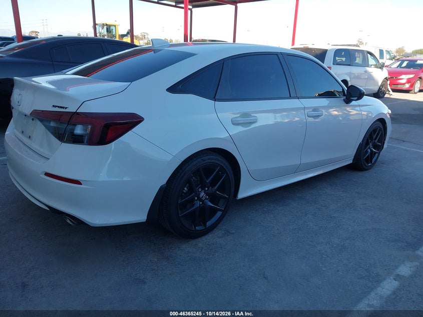 Vin: 2hgfe2f59th529474, lot: 46865557, honda civic sport 20264