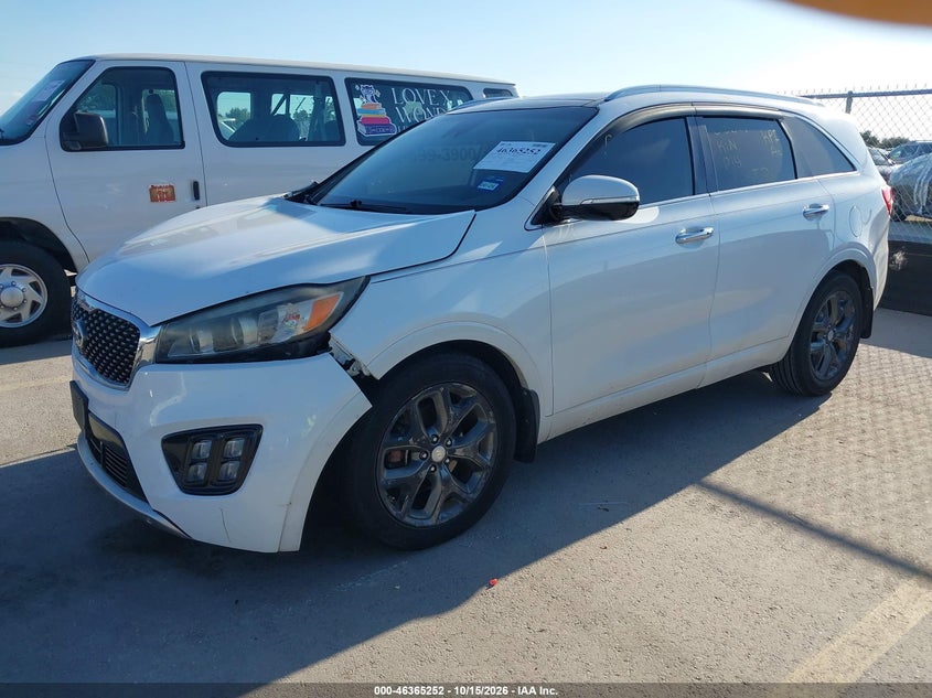 Vin: 5xypk4a1xgg035110, lot: 46865564, kia sorento 2.0t sxl 20162