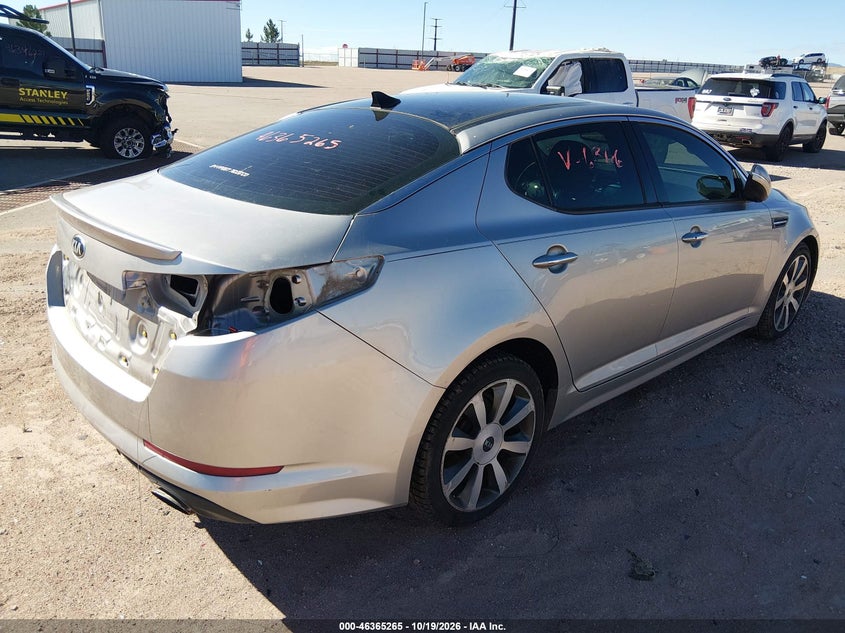 Vin: 5xxgr4a67dg106366, lot: 46865577, kia optima sx 20134