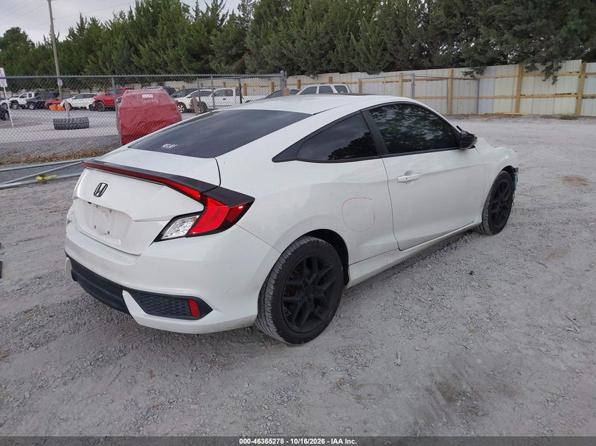 Vin: 2hgfc4b08jh304035, lot: 46865590, honda civic lx-p 20184