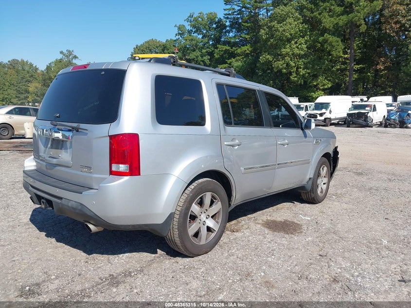 Vin: 5fnyf4h94fb041012, lot: 46865627, honda pilot touring 20154