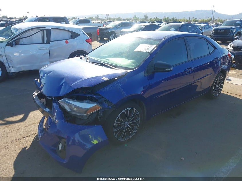 Vin: 5yfburhe8fp298216, lot: 46865659, toyota corolla s plus 20152