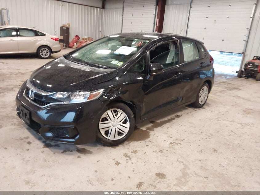 2019 Honda Fit Lx, Левый бок, IAAI, VIN 3HGGK5H44KM747597 — фото 2