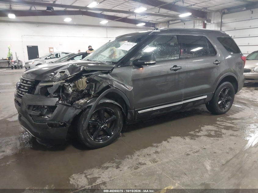 2016 Ford Explorer Xlt, Лівий перед, IAAI, VIN 1FM5K8DH2GGC03242 — фото 2