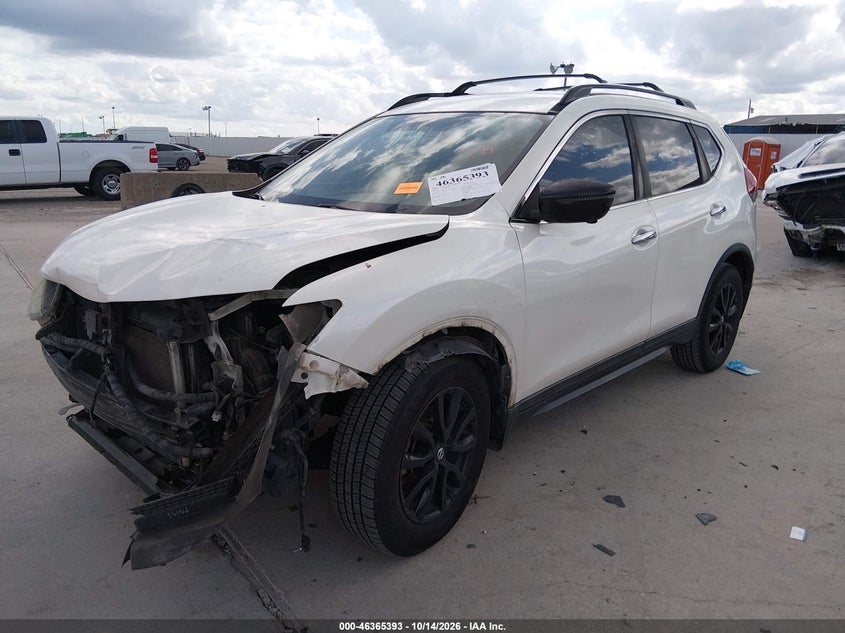 Vin: 5n1at2mt5jc719607, lot: 46865705, nissan rogue sv 20182