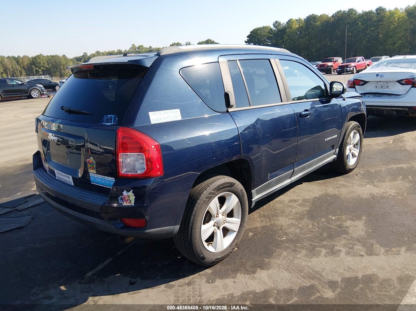 Vin: 1c4njcbb5dd208232, lot: 46865719, jeep compass sport 20134