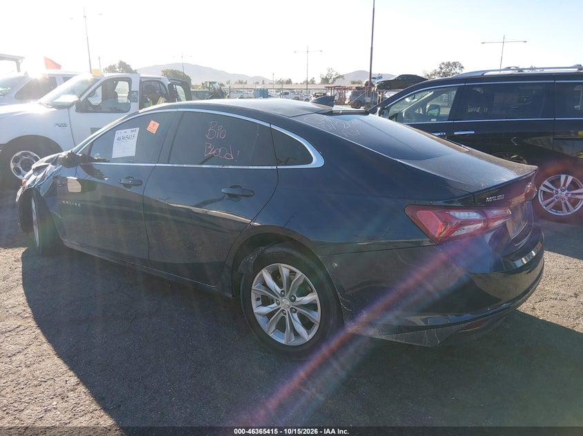 Vin: 1g1zd5stxkf130571, lot: 46865727, chevrolet malibu lt 20193