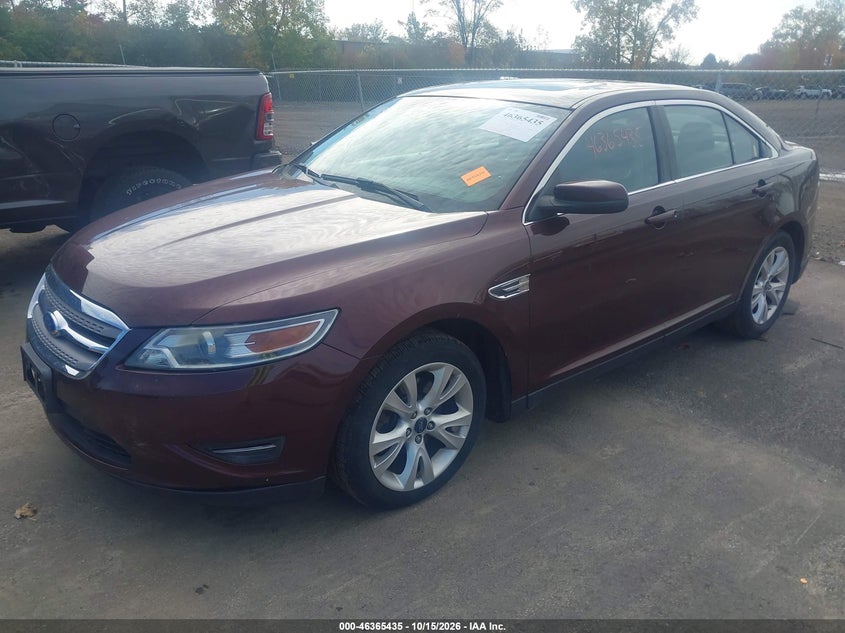 2012 Ford Taurus Sel, Right Rear, IAAI, VIN 1FAHP2EW8CG114207 — photo 2