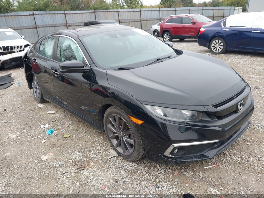 Vin: 19xfc1f30le215768, lot: 46865755, honda civic ex 2020 img_1