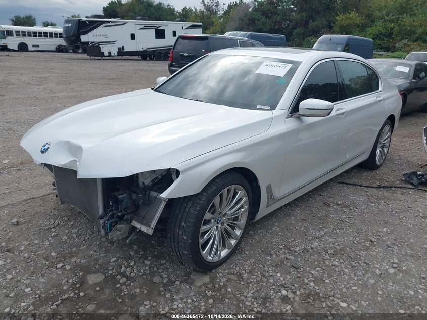 Vin: wba7f0c54jgm24159, lot: 46865784, bmw 750i 20182