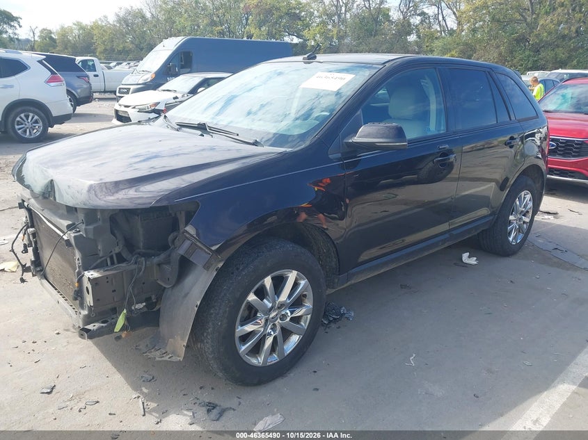 2013 Ford Edge Sel, Front End, IAAI, VIN 2FMDK3JC4DBB10247 — photo 2