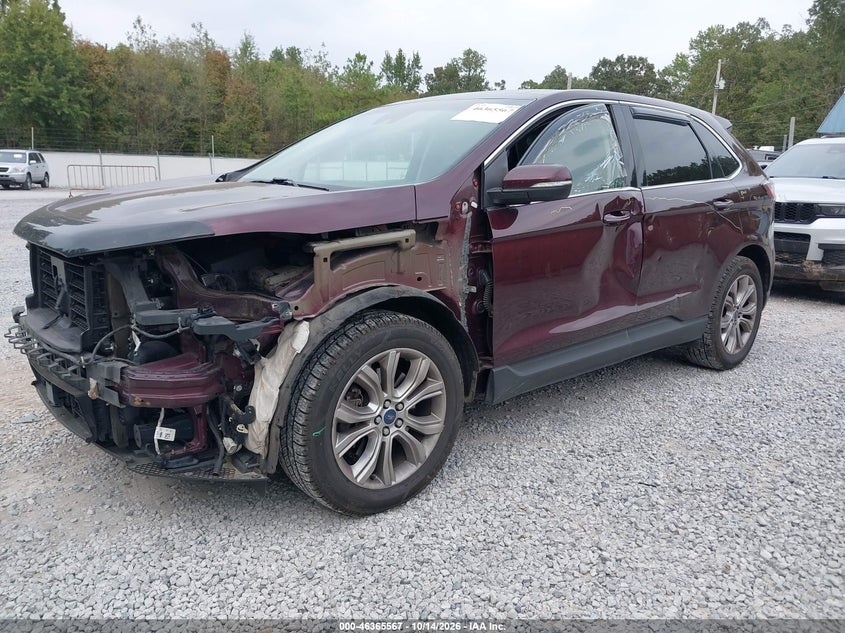 Vin: 2fmpk4k96kbc12040, lot: 46865879, ford edge titanium 20192