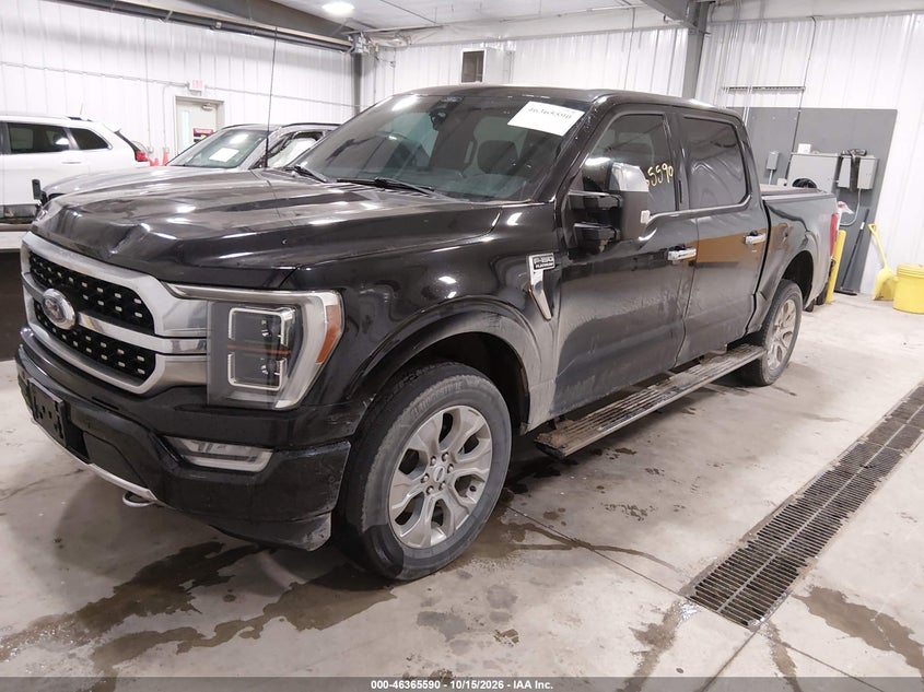Vin: 1ftfw1e85nfa93373, lot: 46865902, ford f-150 platinum 20222
