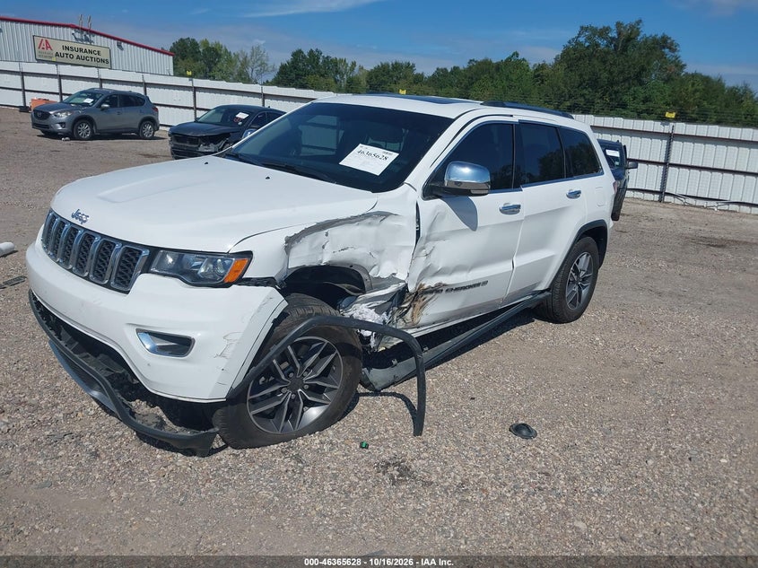 2022 Jeep Grand Cherokee Wk Limited 4X2, Left Front, IAAI, VIN 1C4RJEBG3NC171780 — photo 2