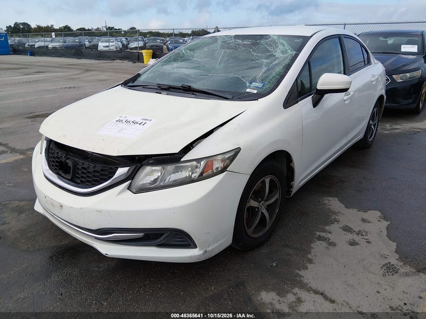 Vin: 2hgfb2f74fh562090, lot: 46865953, honda civic se 20152