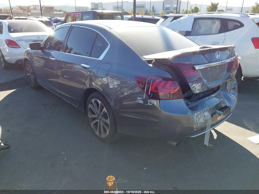 Vin: 1hgcr2f5xda261946, lot: 46865996, honda accord sport 20133