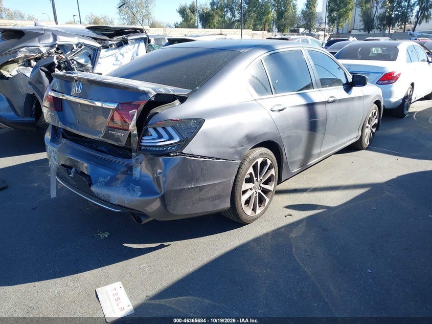Vin: 1hgcr2f5xda261946, lot: 46865996, honda accord sport 20134