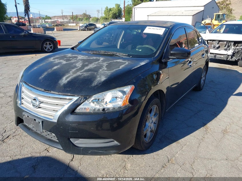 2014 Nissan Sentra Fe+ Sv, Обычный износ, IAAI, VIN 3N1AB7APXEY254141 — фото 2