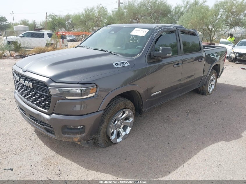 Vin: 1c6rrefp8sn659827, lot: 46866057, ram 1500 big horn  4x2 5'7 box 20252