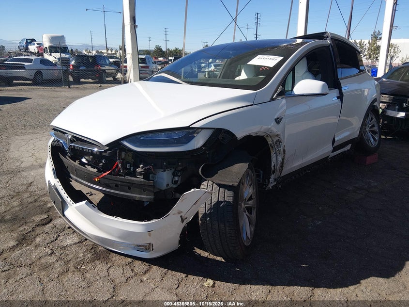 Vin: 5yjxcbe4xgfs00456, lot: 46866117, tesla model x 75d/p100d/p90d 20162