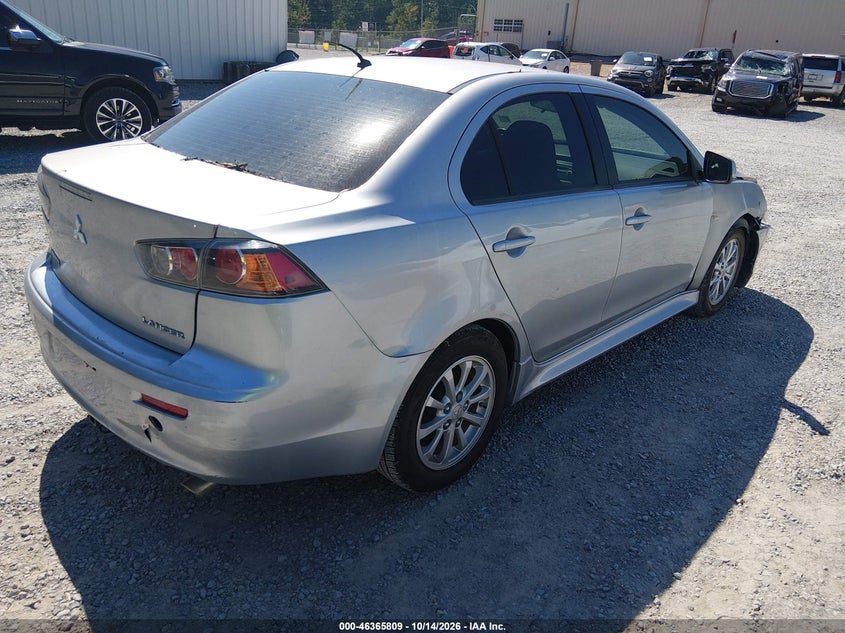 Vin: ja32u2fu5cu016788, lot: 46866121, mitsubishi lancer es 20124
