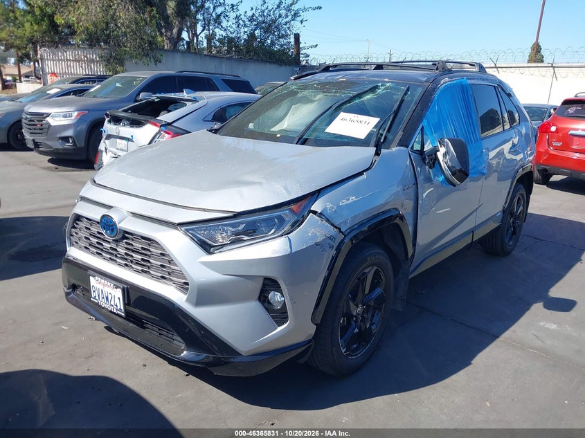 Vin: 2t3e6rfv6mw013171, lot: 46866143, toyota rav4 hybrid xse 20212