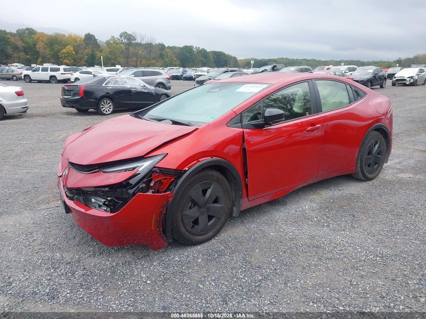 Vin: jtdacaau3t3070971, lot: 46866267, toyota prius le 20262