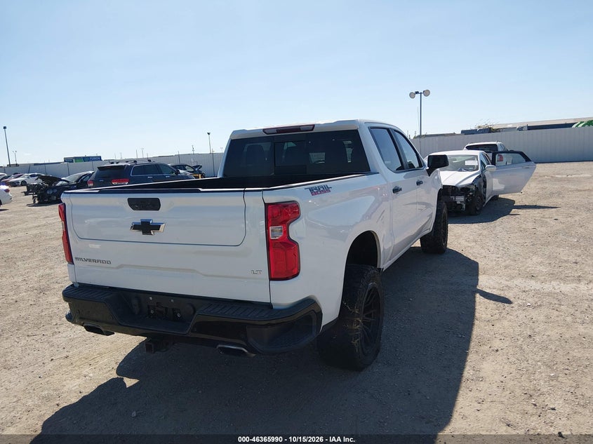 Vin: 3gcpyfed0mg325514, lot: 46866302, chevrolet silverado 1500 4wd  short bed lt trail boss 20214