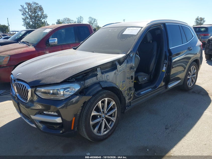 Vin: 5uxtr7c55klr52351, lot: 46866357, bmw x3 sdrive30i 20192