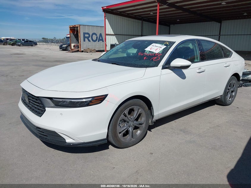Vin: 1hgcy2f68sa013963, lot: 46866496, honda accord hybrid ex-l 20252