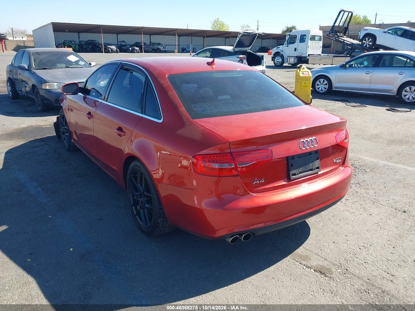Vin: wauffafl7dn014368, lot: 46866587, audi a4 2.0t premium 20133
